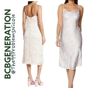 BCBGeneration Chevron Slip Dress